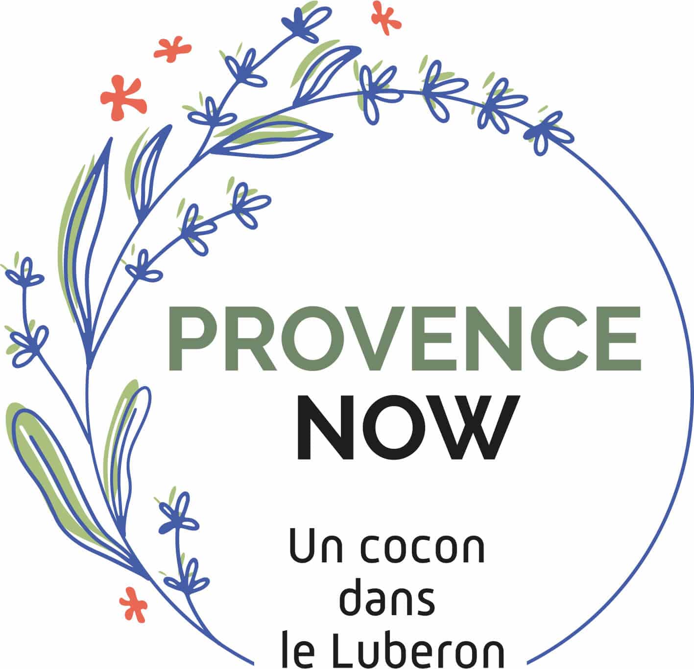 Logo Provence Now vertical